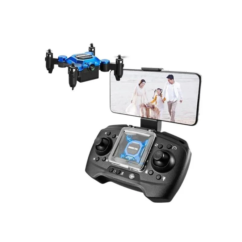 Mini Folding Mosquito Drone with Aerial Camera, Remote Control Helicopter Toy for Students Kids
