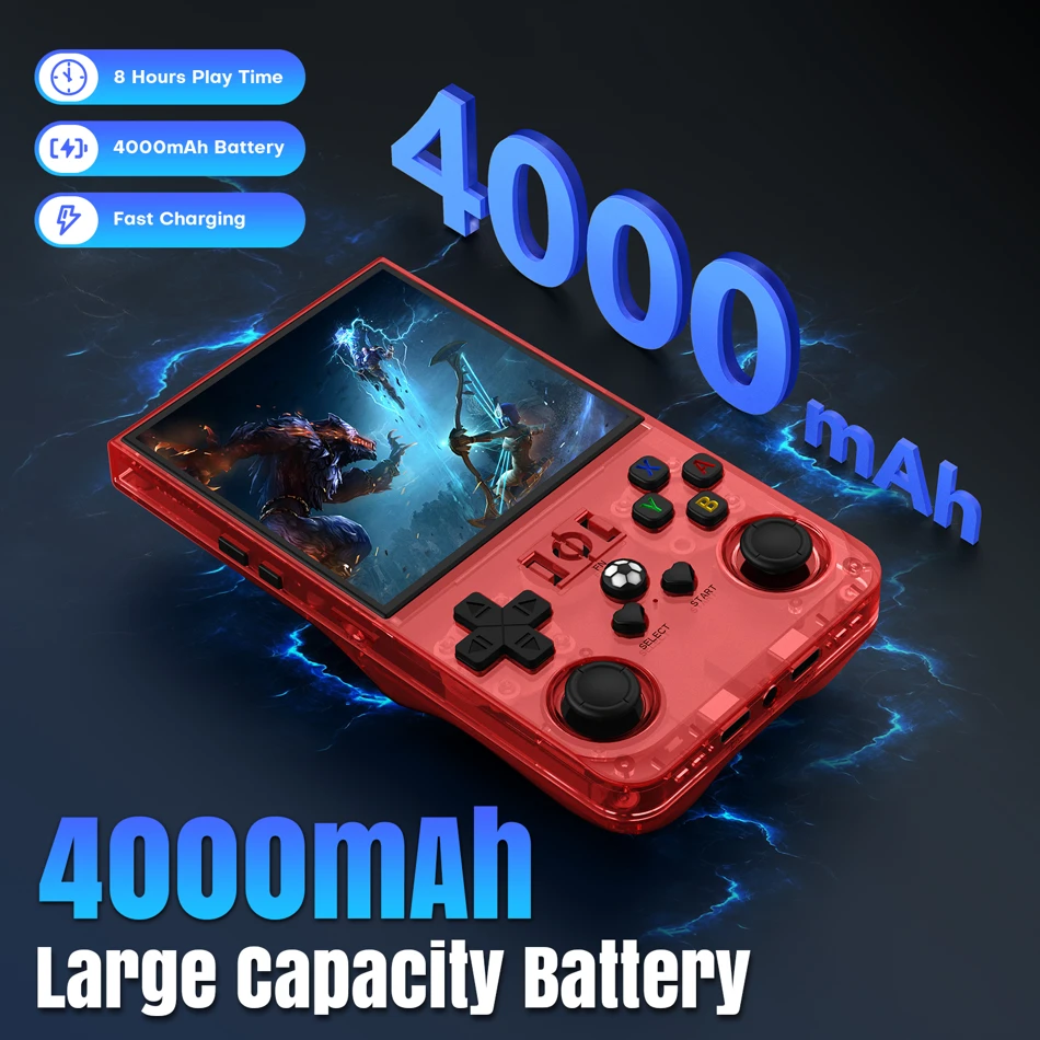 RG40 Retro Handheld Game Console 4.0 Inch IPS Screen Linux System 22000+ Games Portable Video Game Player Ship from US