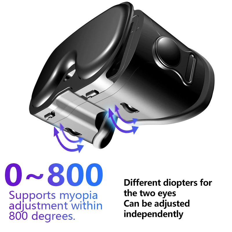 VR Glasses 3D Virtual Reality Headset for Smartphone Mobile Game Viewer with Lenses Goggles