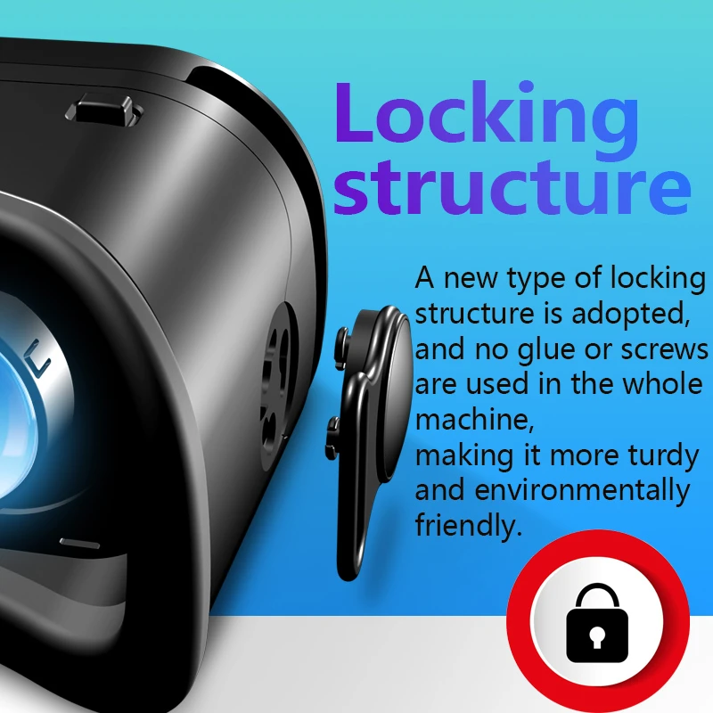 VR Glasses 3D Virtual Reality Headset for Smartphone Mobile Game Viewer with Lenses Goggles