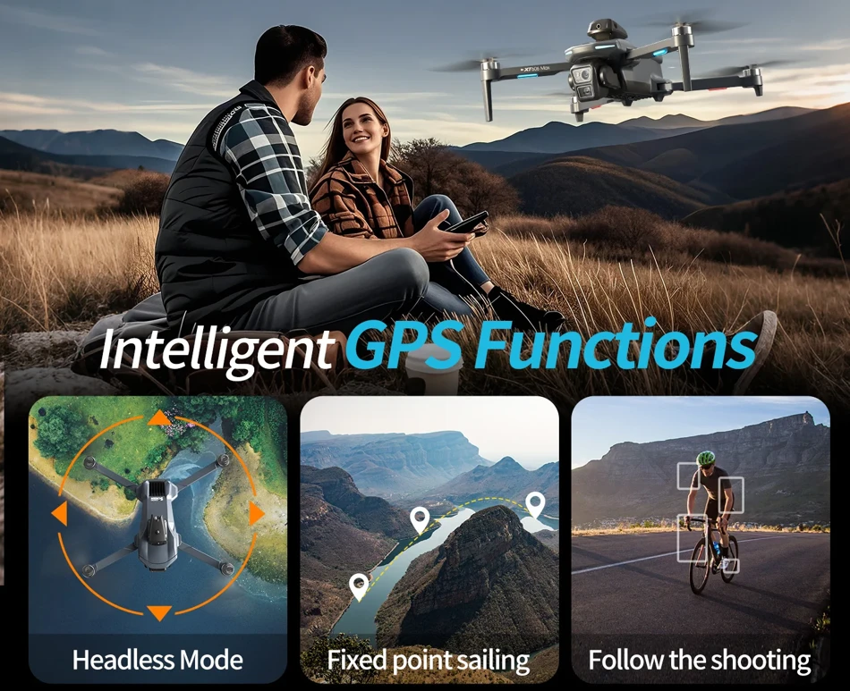 Brand+ XT606 MAX Drone 4K 8K Professional HD Camera FPV with Screen 360° Obstacle Avoidance Brushless Motor Quadcopter Toy Gift