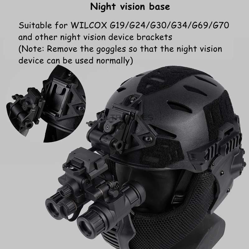 Tactical Full Protective Helmet with Half Face Mask Mouthguard/Flip Goggles/Ear Cover Hunting Airsoft Paintball Wendy 3.0 Helmet