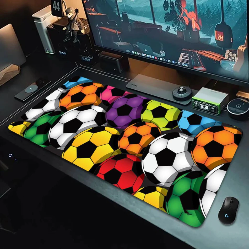 Football Impact Design Mouse Pad PC Gaming Desk Mat XXL Large Rubber Anti-slip Durable Gamer Accessories Keyboard Long Mousepad