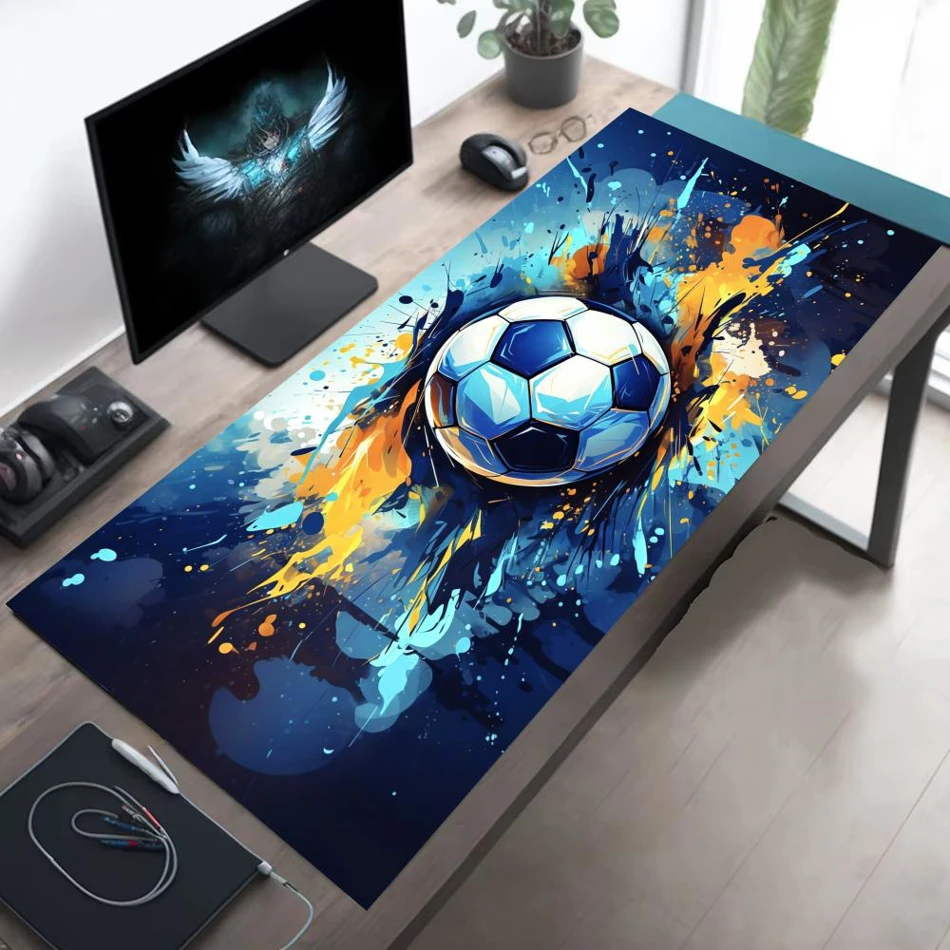 Football Impact Design Mouse Pad PC Gaming Desk Mat XXL Large Rubber Anti-slip Durable Gamer Accessories Keyboard Long Mousepad