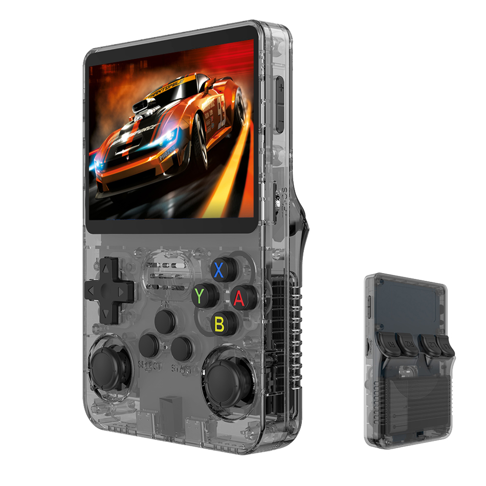 BOYHOM Original R36S Retro Handheld Video Game Console Linux System 3.5 Inch IPS Screen 64GB Games 1G RAM Portable Pocket Video Player