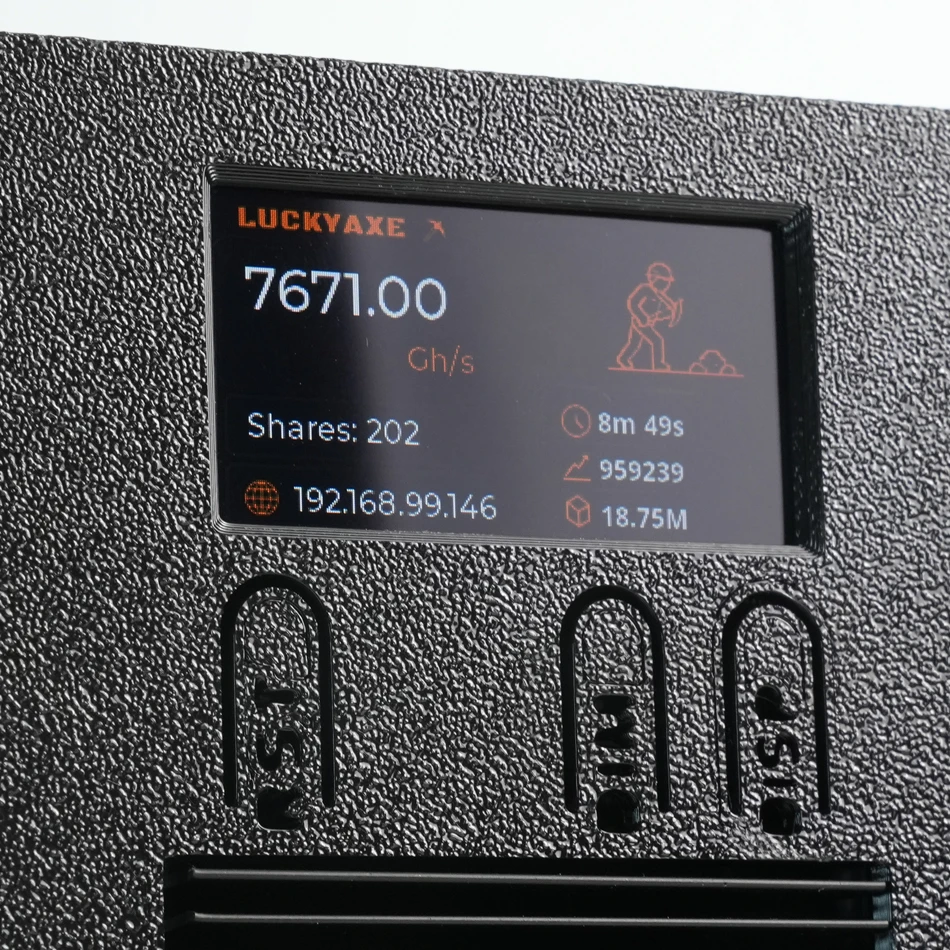 Luckyaxe B401 Bitcoin Miner SHA256 SOLO Lottery 7.8 8THs Hash Rate Mining Hardware