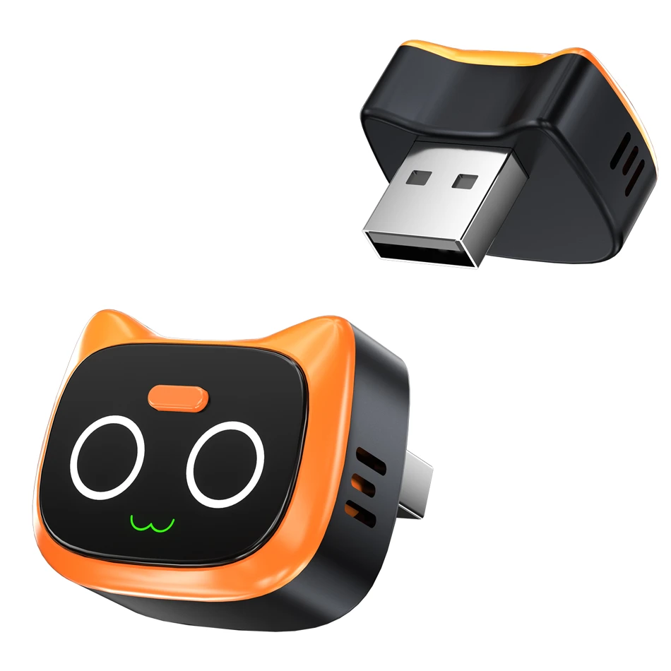 Ottocast Mini Wireless CarPlay and Android Auto Adapter, wireless adapter, button controls, one-touch disconnection, USB cable
