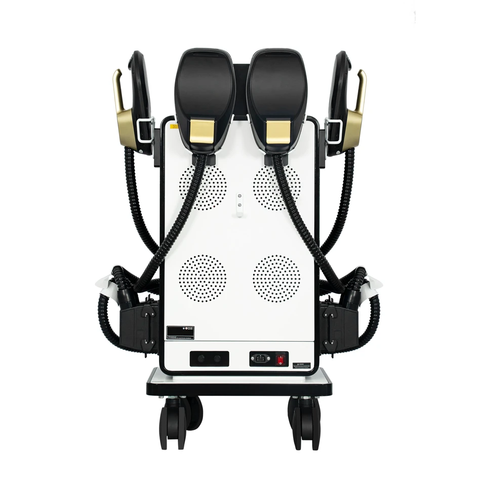 NovaSculpt Pro EMS Body Sculpting Machine for Muscle Building and Fat Reduction, Electromagnetic Muscle Stimulation Device, Dual Applicators, Power Cord, User Manual