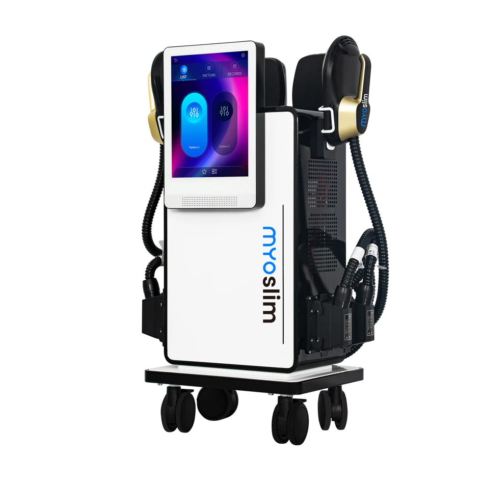 NovaSculpt Pro EMS Body Sculpting Machine for Muscle Building and Fat Reduction, Electromagnetic Muscle Stimulation Device, Dual Applicators, Power Cord, User Manual