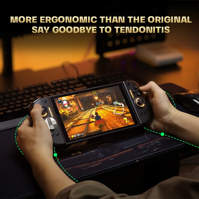 NYXI Hyperion 3 Wireless JoyPad for Switch 2, ergonomic controllers, Bluetooth, charging dock included