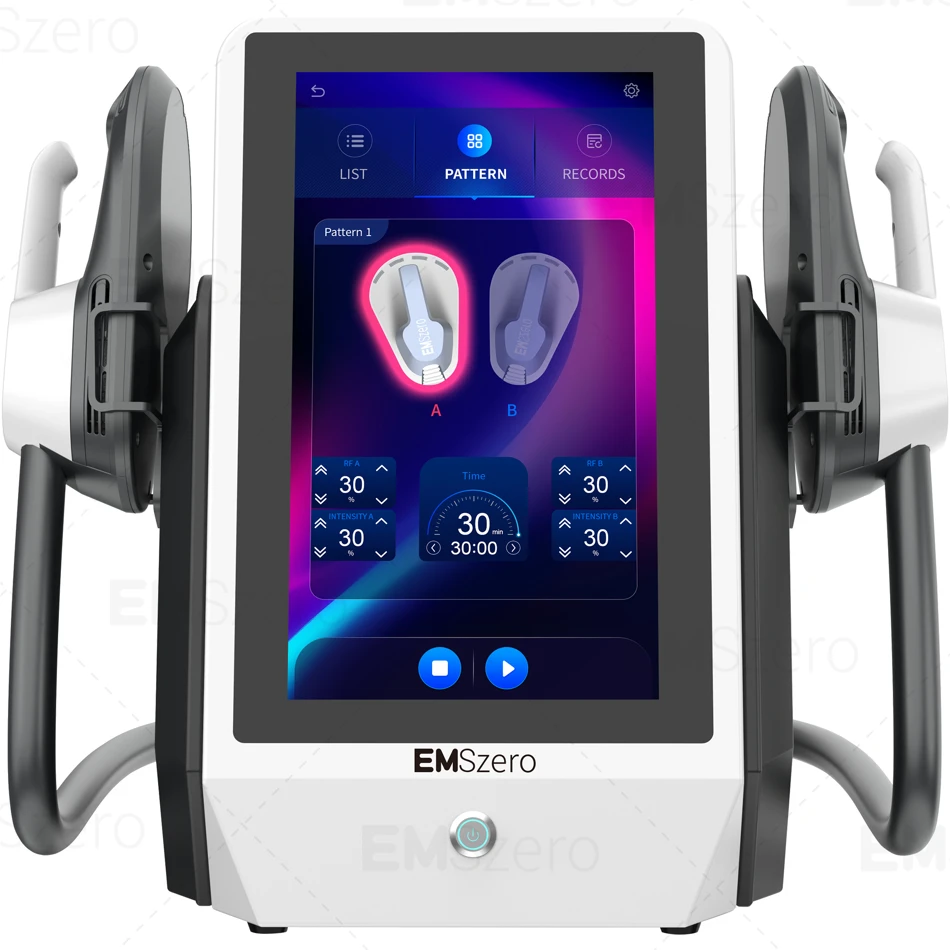 KES 15 Tesla 6500W EMS RF Hi-EMT Sculpting Machine Body Contouring Device for Muscle Stimulation and Weight Loss