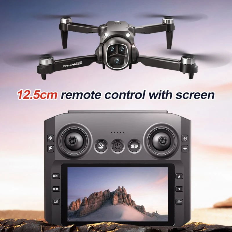 M7 GPS Drone 8K  Aerial HD Dual Camera Intelligent Opstacle Avoidance Brushless Power Screen Remote Control GPS Drone