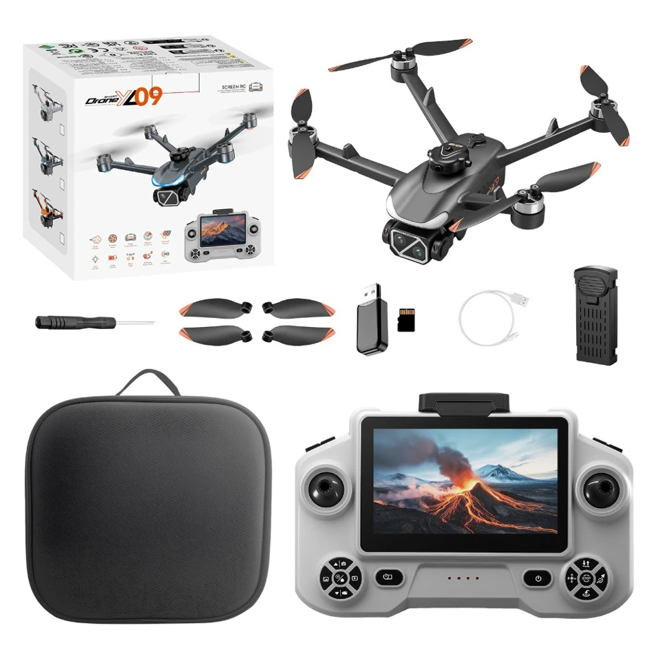 HD Aerial Photography Drone with Brushless Motors, Optical Flow Positioning, Obstacle Avoidance, ESC, and Remote Control for Precision Flight.