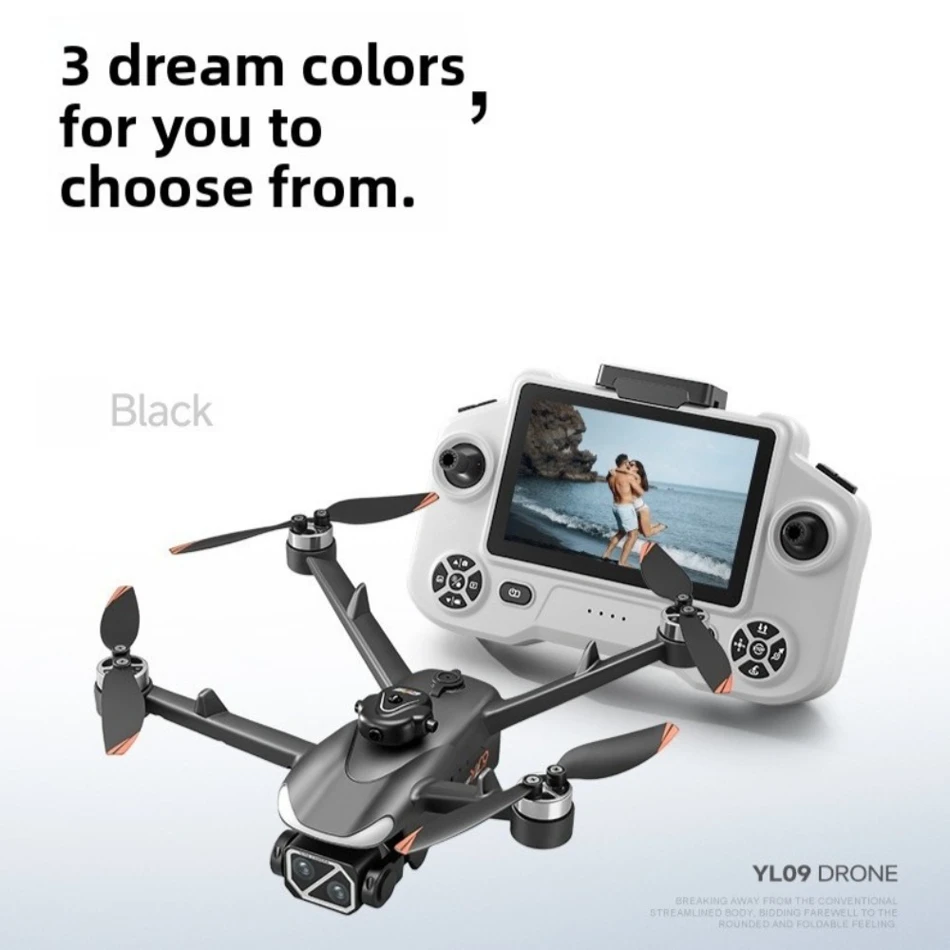 HD Aerial Photography Drone with Brushless Motors, Optical Flow Positioning, Obstacle Avoidance, ESC, and Remote Control for Precision Flight.