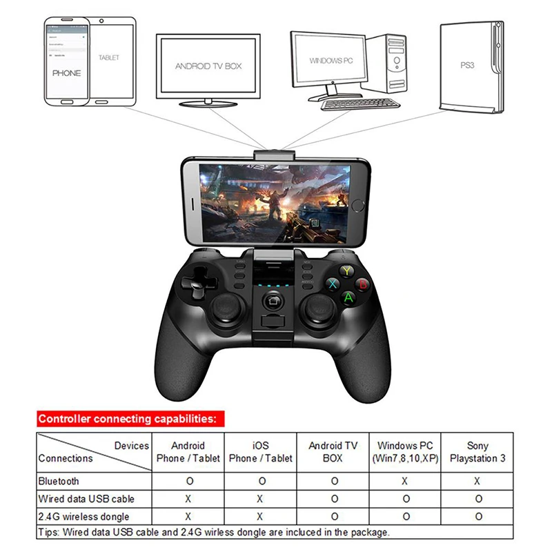 GameSir T4 Pro Wireless Gaming Controller Bluetooth USB for iPhone Android PC PS4 PS3 Nintendo Switch