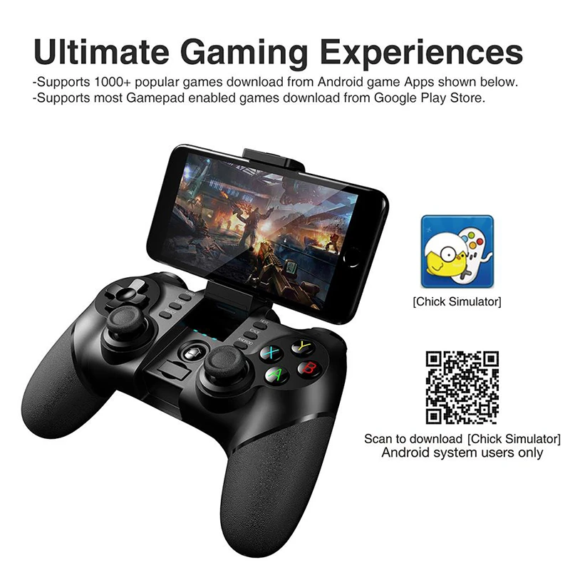 GameSir T4 Pro Wireless Gaming Controller Bluetooth USB for iPhone Android PC PS4 PS3 Nintendo Switch