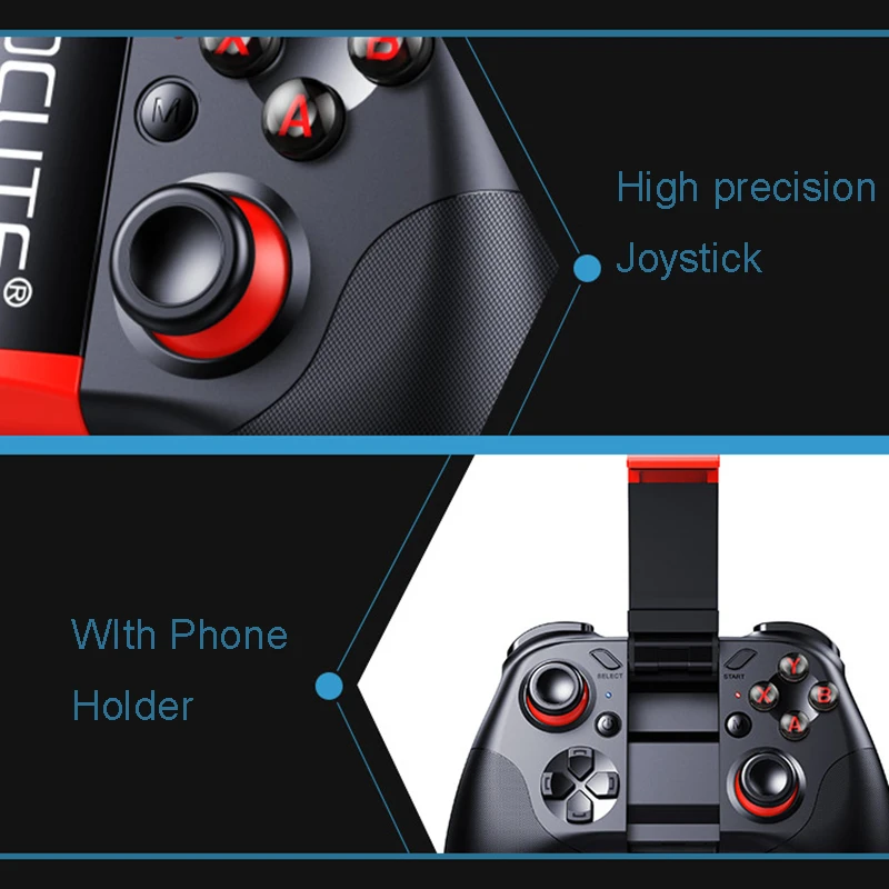 Game Pad Gamepad Controller Mobile Trigger Bluetooth Joystick For iPhone Android Phone Cell PC Smart TV Box Control Gaming Mando