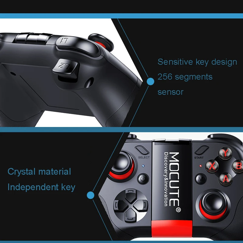Game Pad Gamepad Controller Mobile Trigger Bluetooth Joystick For iPhone Android Phone Cell PC Smart TV Box Control Gaming Mando