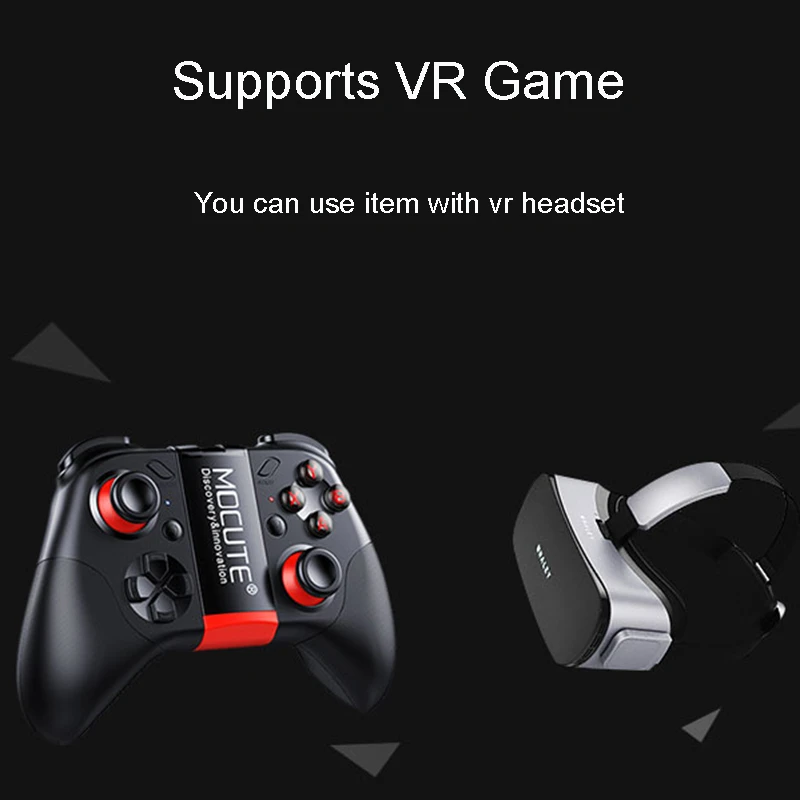 Game Pad Gamepad Controller Mobile Trigger Bluetooth Joystick For iPhone Android Phone Cell PC Smart TV Box Control Gaming Mando