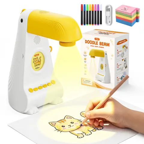 Children's AI Smart Painting Projector Educational Drawing Toy. This creative enlightenment tool helps kids learn to copy and project images for interactive artistic development.