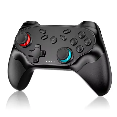 Wireless Pro Game Controller with Turbo Function for Nintendo Switch, OLED, and PC. Bluetooth gamepad featuring ergonomic design and precise controls for seamless gaming.