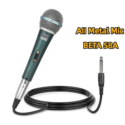 Wired Professional Dynamic Microphone Mic For PC Karaoke Machine System Sound Room Gaming Gamer Audio Sing Live Streaming Kits