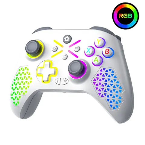 Wireless RGB Gamepad for Xbox Series X, S, and Xbox One with Dual Vibration and 6-Axis Gyroscope