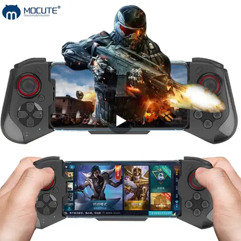 Cell Phone Gamepad Joystick Bluetooth Controller for iPhone Android PUBG Mobile Gaming Mando