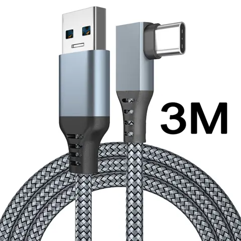 Oculus Quest 2 Link Cable 3.5M USB A to Type C for PC VR Streaming and Virtual Reality Headset Data Transfer Connection