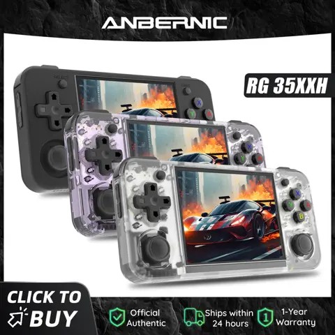 Anbernic RG35XX H 64Bit And-held Consoles For Playing Video Games 3.5-inch IPS 640 480 Screen Retro Game Player 3300 mAh Battery