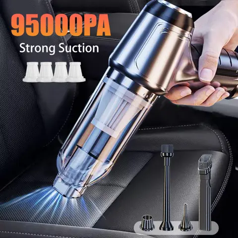 AutoXpress Pro Cordless Handheld Car Vacuum Cleaner 95000PA 2-in-1 Blower for Home