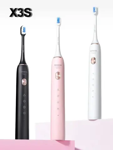 Soocas X3S Sonic Electric Toothbrush IPX8 Waterproof 180 Days Battery Life Ultrasonic Soft Cloud Brush Heads