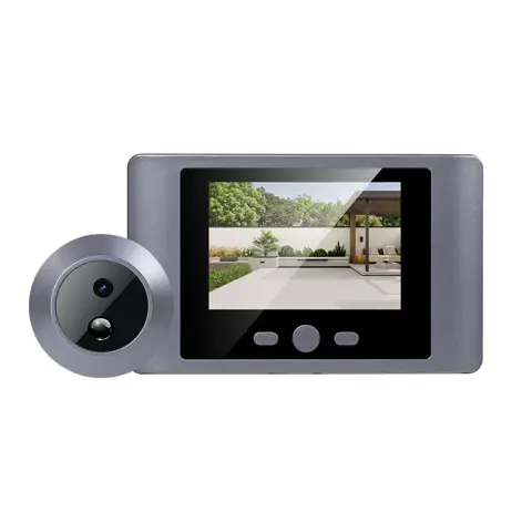 Yuezhe Choice Smart Peephole Door Camera, PIR Motion Detector, 90° Wide Angle, 2.8-inch LCD Screen, Mini Door Eye