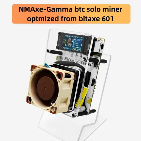 NMAxe Gamma Optimized Gamma NMMiner Official BM1370 ASIC BTC Solo Lottery Miner 1.2THs Open-source Quiet Home Using
