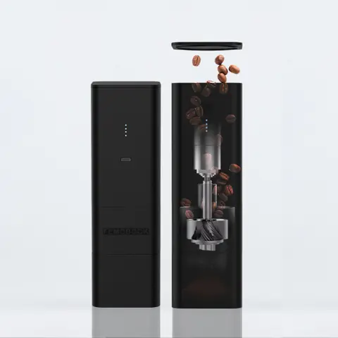 FEMOBOOK A2 USB electric coffee grinder portable rechargeable 7-core burr magnetic attraction 4000mAh battery