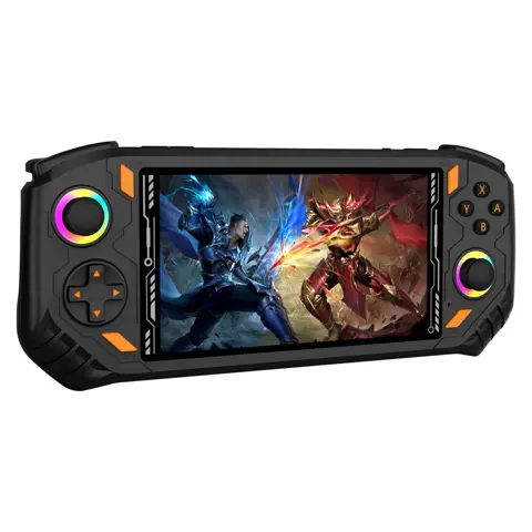 Handheld Game Console AISLPC RG52 Mini Retro Pocket Player with Dual System, 5.5 Inch IPS Screen, 2.4G and 5G WiFi