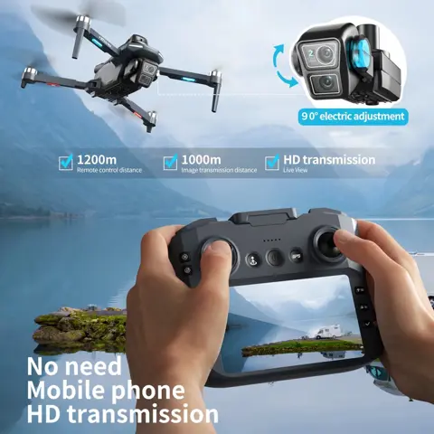 Brand+ XT606 MAX Drone 4K 8K Professional HD Camera FPV with Screen 360° Obstacle Avoidance Brushless Motor Quadcopter Toy Gift