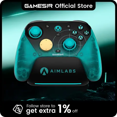 GameSir G7 Pro Aimlabs Edition Wireless Controller 8000Hz Polling Rate TMR Gen-2 Joystick Hall Effect Trigger Switch