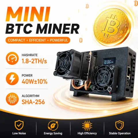 Luckyaxe B101 Miner Bitcoin Miner 1.8 2THs SHA256 ASIC Crypto Mining Machine SOLO Lottery Miner