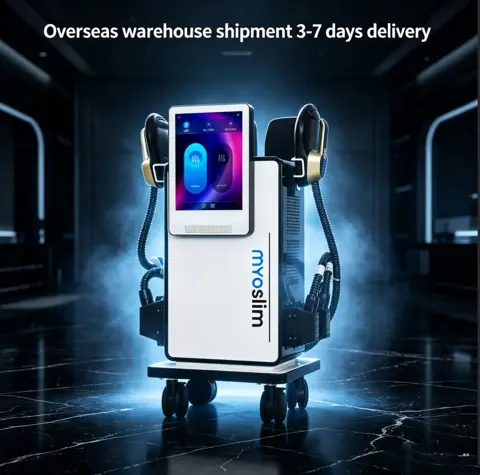 NovaSculpt Pro EMS Body Sculpting Machine for Muscle Building and Fat Reduction, Electromagnetic Muscle Stimulation Device, Dual Applicators, Power Cord, User Manual